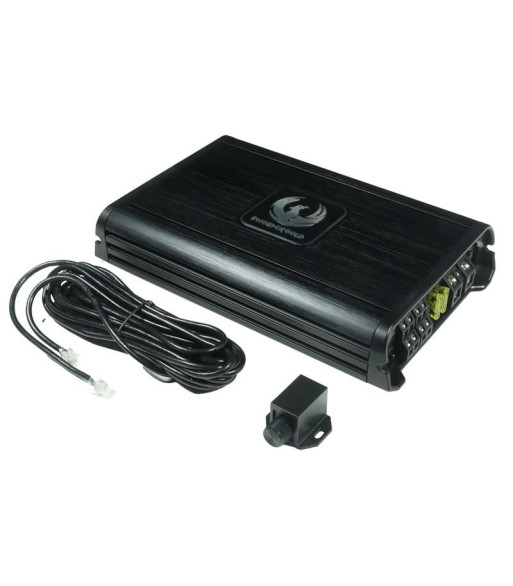 Phoenixgold ZT6004R 4-Channel 24Volt Class D Amplifier with gain control remote