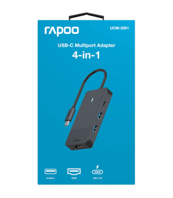 RAPOO USB-C Multiport UCM-2001 - USB Hub