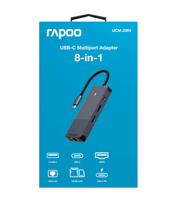 RAPOO USB-C Multiport UCM-2004 - USB Hub