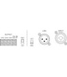 MONACOR 100V effektforstærker 120W - PA-912S