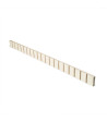 Adam Hall Accessories 02001 - Dividing Wall Holding Strip Made of Birch Plywood with Grooves
