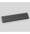 Adam Hall Hardware 02002 - Universal Dividing Wall Rail