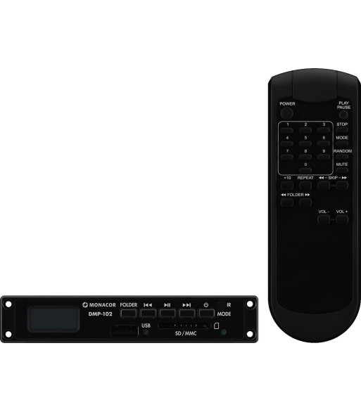 MONACOR USB/SD MP3 afspiller - DMP-102