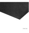 Adam Hall Faux leather "Cayman" - embossed, black, with fabric backing - 1 Meter.