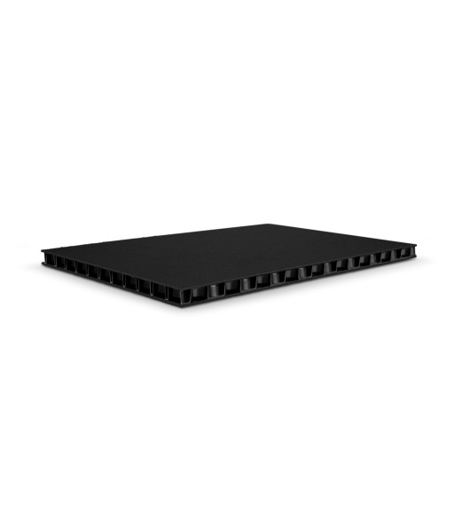Adam Hall SolidLite PP black/black 10.4 mm, 2500 x 1250 mm