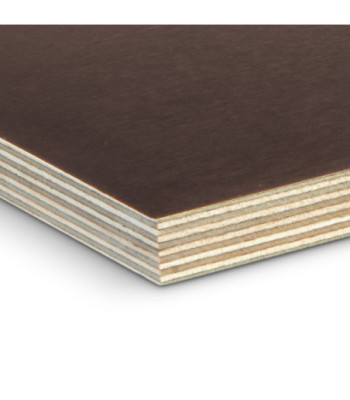 Adam Hall Birch Wood Panel Phenol Screen Print brown, 18 mm x 2500 x 1250 mm