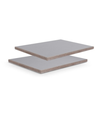 Adam Hall 6.5mm birch phenolic resin with grey leather-look texture, 2500mm x 1250mm