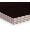 Adam Hall 9mm birch phenolic resin with dark brown leather-look texture, 2500mm x 1250mm