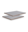 Adam Hall 9mm birch phenolic resin with grey leather-look texture, 2500mm x 1250mm