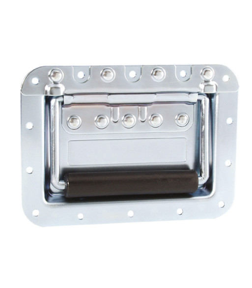 Adam Hall Recessed Sprung Handle large in Dish 14 mm deep