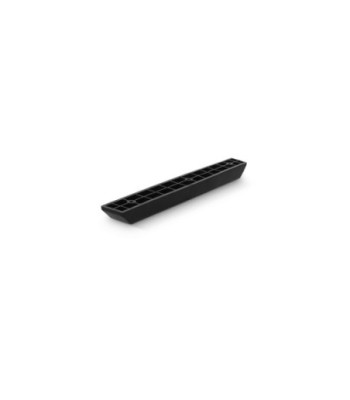 Adam Hall Black plastic runner, 30 cm