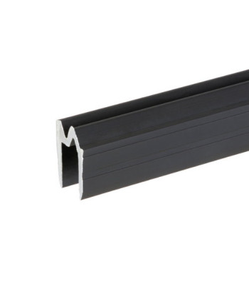 Adam Hall Aluminium Hybrid Lid Location black for 9.5 mm Material - 4 Meter.