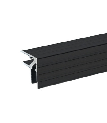 Adam Hall Aluminium Casemaker for 9.5 mm Material, black - 4 Meter.