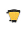 Defender Cable protector 3 channels - 45° curve left - medium load - height 5cm