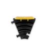 Defender Cable protector 3 channels - 45° curve left - medium load - height 5cm