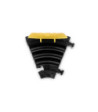 Defender Cable protector 3 channels - 45° curve right - medium load - height 5cm