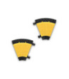 Defender Cable protector 3 channels - 45° curve right - medium load - height 5cm