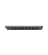 Adam Hall 19" Power Strip 1U 8-way with C20 cold device socket