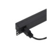 Adam Hall 19" Power Strip 1U 8-way with C20 cold device socket
