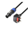 Adam Hall Power Cable Neutrik powerCON® to GB plug - 3 m