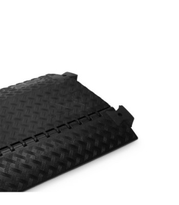 Defender Cable protector 3 channels - black - heavy duty - height 7.5cm