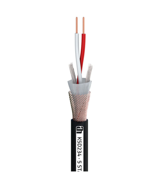Adam Hall DMX, AES/EBU Cable - 0.34 mm² AWG22 with PUR jacket - 100 m - 100 Meter.