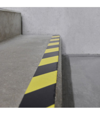 Defender Premium fabric adhesive tape with ERGO-Core - black/yellow - glossy - 50 mm x 50 m