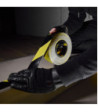 Defender Premium fabric adhesive tape BULK - black/yellow - glossy - 50 mm x 50 m