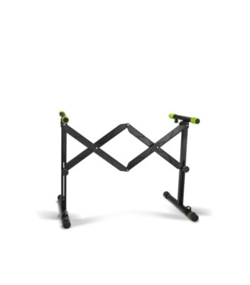 Gravity Foldable keyboard stand with scissors mechanism