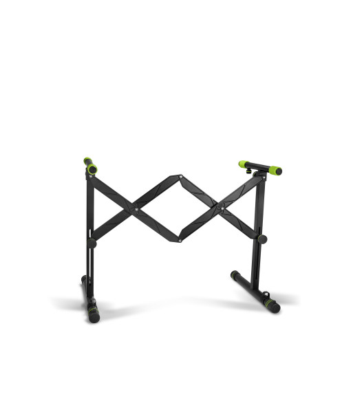 Gravity Foldable keyboard stand with scissors mechanism