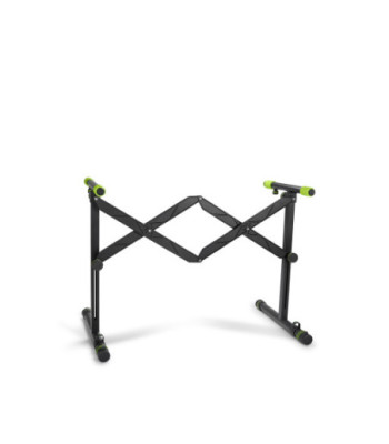 Gravity Foldable keyboard stand with scissors mechanism