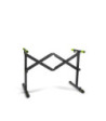 Gravity Foldable keyboard stand with scissors mechanism