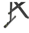 Gravity Foldable keyboard stand with scissors mechanism