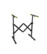 Gravity Foldable keyboard stand with scissors mechanism