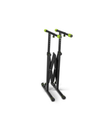 Gravity Foldable keyboard stand with scissors mechanism