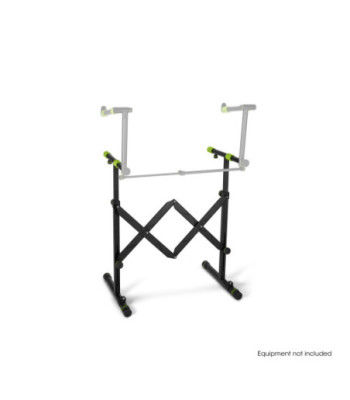 Gravity Foldable keyboard stand with scissors mechanism