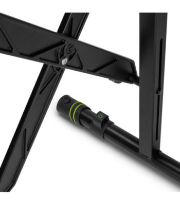 Gravity Foldable keyboard stand with scissors mechanism