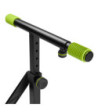 Gravity Foldable keyboard stand with scissors mechanism