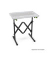 Gravity Foldable keyboard stand with scissors mechanism