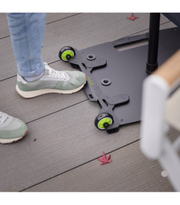 Gravity Wheel insert for stands with base plate