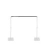 Gravity Horizontal telescopic crossbar for Pipe and Drape curtain system