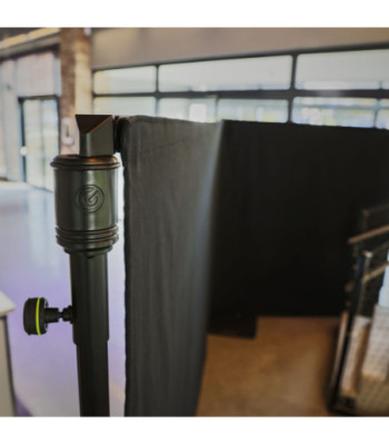 Gravity Horizontal telescopic crossbar for Pipe and Drape curtain system