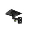 Gravity Tiltable and swivelling wall mount for studio monitors