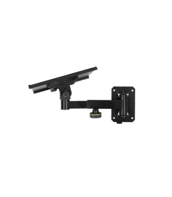 Gravity Tiltable and swivelling wall mount for studio monitors