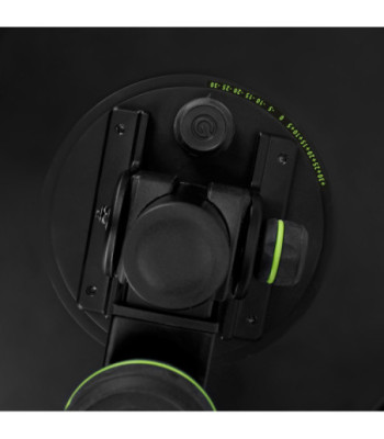 Gravity Tiltable and swivelling wall mount for studio monitors