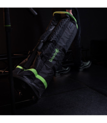 Gravity Touring transport bag for up to six microphone stands, rollable