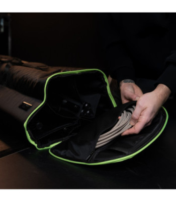 Gravity Touring transport bag for up to six microphone stands, rollable