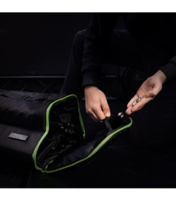Gravity Touring transport bag for up to six microphone stands, rollable