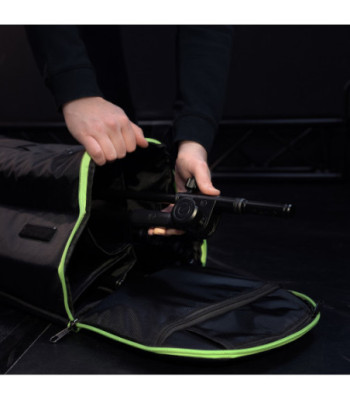 Gravity Touring transport bag for up to six microphone stands, rollable