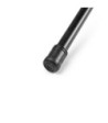 Gravity Touring Series microphone stand short with tripod folding base and 2-point adjustment telescopic boom, black